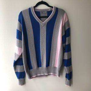 Vintage Striped Oversized Sweater